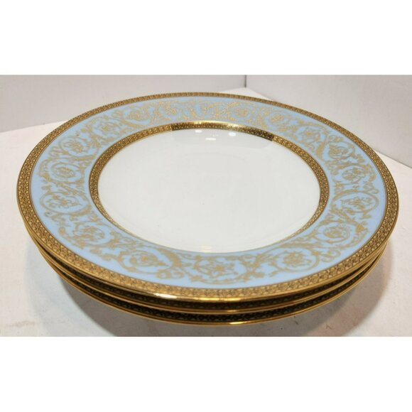 Limoges Charles Field Haviland Pascale 9 1/8" Large Rimmed Soup Bowls Set Of 3 - Picture 10 of 11